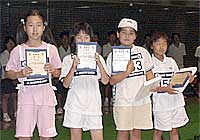 入賞者3〜4年生女子